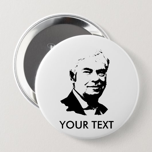 Chris Dodd Ronde Button 4,0 Cm (Voorkant /achterkant)