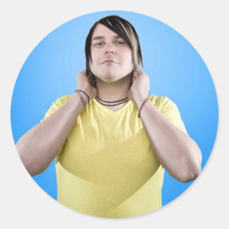 Chris Drums Hey Euphonie Ronde Sticker