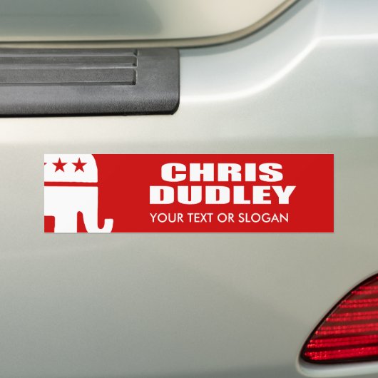 CHRIS DUDLEY VOOR GOVERNOR BUMPERSTICKER (Op auto)