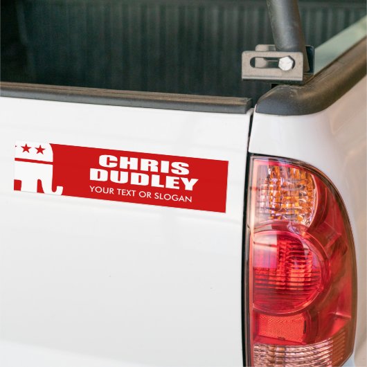 CHRIS DUDLEY VOOR GOVERNOR BUMPERSTICKER (Op Truck)
