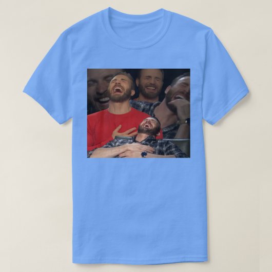 Chris Evans Laughing 2 T-shirt (Design voorkant)