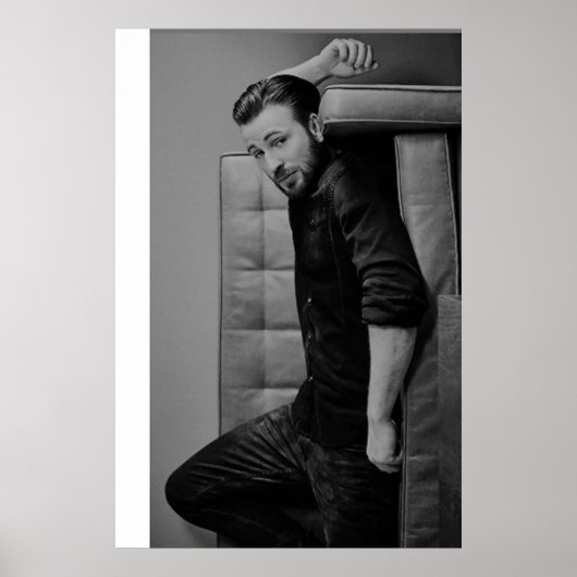Chris Evans Poster (Voorkant)