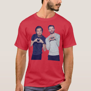 Chris Evans Sebastian Stan Hearts T-shirt