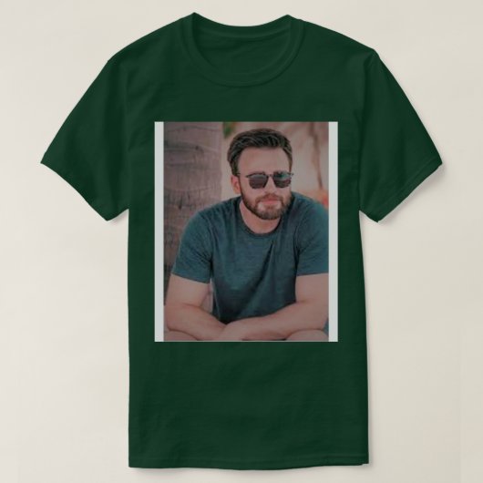 Chris Evans Wallpaper T-shirt (Design voorkant)