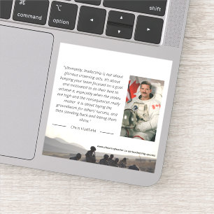Chris Hadfield Leiderschap Sticker