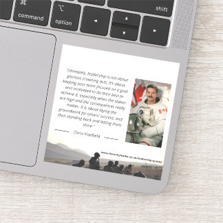 Chris Hadfield Leiderschap Sticker