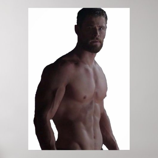 chris hemsworth poster (Voorkant)