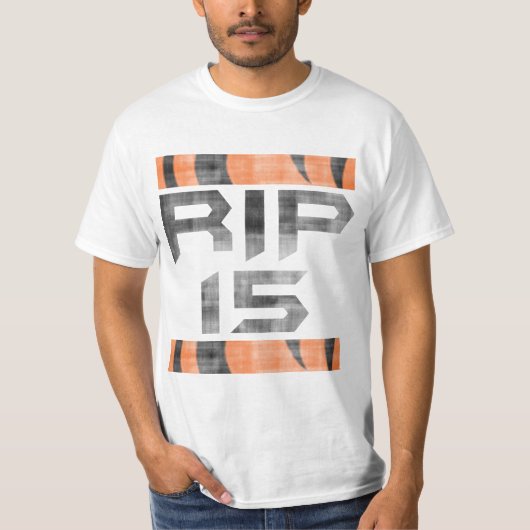 Chris Henry Rest in Peace 15 T-shirt (Voorkant)
