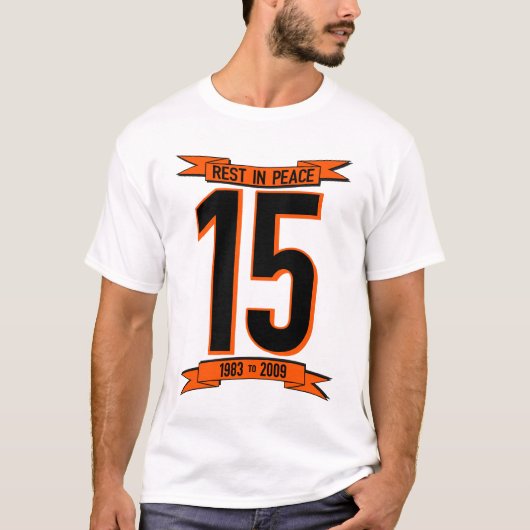 Chris Henry Rest in Peace Bengals T-shirt (Voorkant)