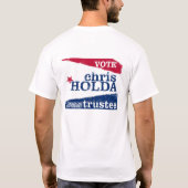 Chris Holda Sharon Township Trustee T-shirt (Achterkant)