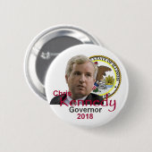 Chris KENNEDY Gouverneur Button (Voorkant /achterkant)