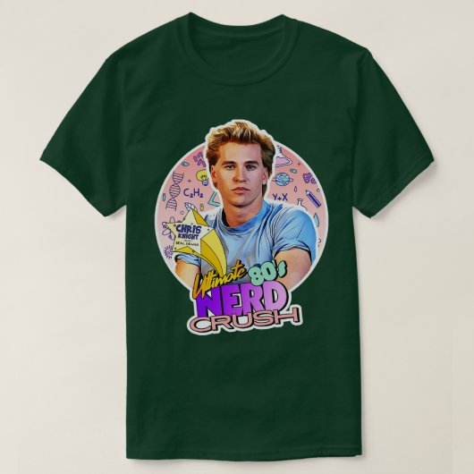 Chris Knight van Real Genius 80s Nerd Crush T-shirt (Design voorkant)