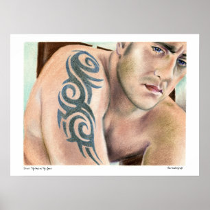 "Chris" Mijn gezicht op mijn ruimteserie Poster