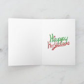 Chris Moose Feestdagen Kaart (Binnen)