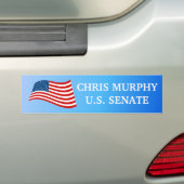 Chris Murphy voor Senate Bumpersticker (Op auto)