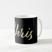 Chris Name whitegold Tasse Teetasse Kaffeetasse Koffiemok (Voorkant rechts)