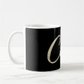Chris Name whitegold Tasse Teetasse Kaffeetasse Koffiemok (Links)