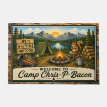 Chris-P-Bacon Kampeer Deurmat