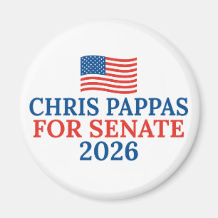Chris Pappas voor Senaat 2026 Verkiezing Magneet