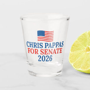 Chris Pappas voor Senaat 2026 Verkiezing Shot Glas
