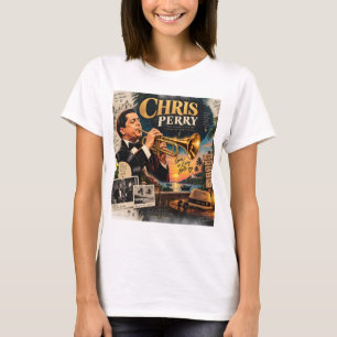 Chris Perry — Koning van Goan-muziek T-shirt