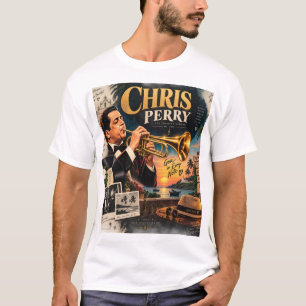 Chris Perry — Koning van Goan-muziek T-shirt