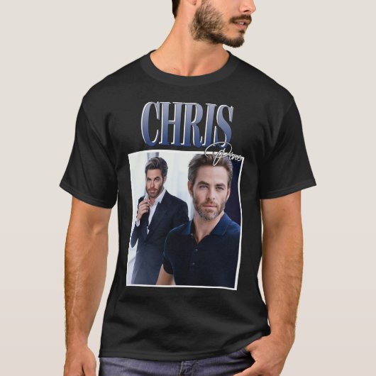 Chris pine Classic T-Shirt (Voorkant)