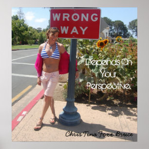 Chris Tina Foxx Bruce is afhankelijk van je perspe Poster