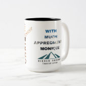 chris tweekleurige koffiemok (Voorkant rechts)