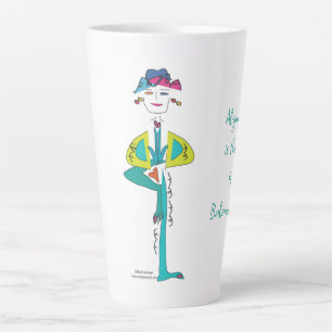 'Chris' - Uitlijning is Key Yoga Latte Mok