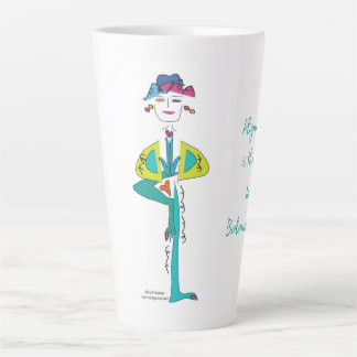 'Chris' - Uitlijning is Key Yoga Latte Mok