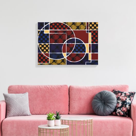 Chris vindt het leuk canvas afdruk (Insitu (Woonkamer))