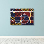 Chris vindt het leuk canvas afdruk (Insitu (Houten vloer))