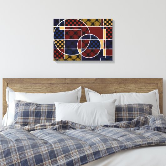 Chris vindt het leuk canvas afdruk (Insitu (Slaapkamer))