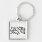 Chris Young Lyrics Sleutelhanger (Voorkant)