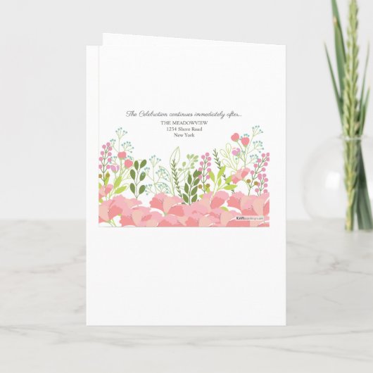 Chrisanthi Grieks-orthodoxe kerkbaptisme - program Programma (Achterkant)