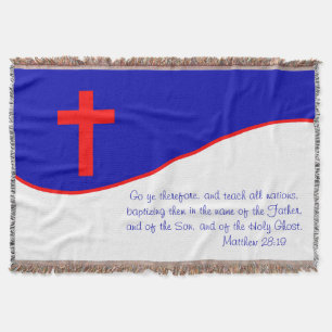 Chrisitan Flag geïnspireerd Deken