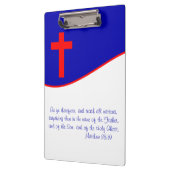 Chrisitan Flag geïnspireerd Klembord (Links)