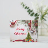 Chrismas Briefkaart (Staand voorkant)
