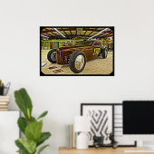 Chrismas Bros. Coupe bij IJzerinvasie Poster (Thuiskantoor)