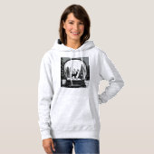 Chrismas deer and trees hoodie for women (Voorkant volledig)