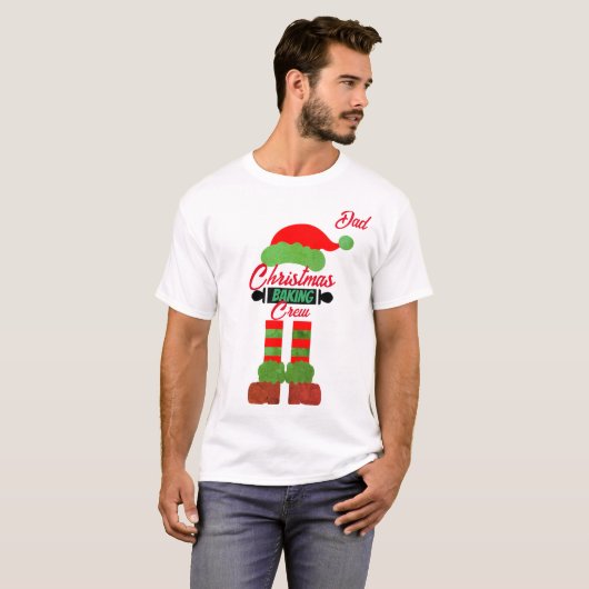 Chrismas Gift for dad, grappige kerstkapper T-shirt (Voorkant volledig)