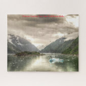 Chrismas Greetings Alaska Tracy Arm Fjord Juneau Legpuzzel (Horizontaal)