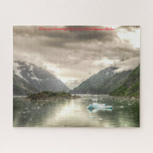Chrismas Greetings Alaska Tracy Arm Fjord Juneau Legpuzzel
