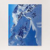 Chrismas Greetings Denali National Park Alaska. Legpuzzel (Verticaal)