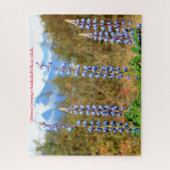 Chrismas Greetings Mendenhall Glacier Alaska Legpuzzel (Verticaal)