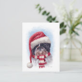 Chrismas hond briefkaart (Staand voorkant)