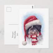 Chrismas hond briefkaart (Voorkant / Achterkant)