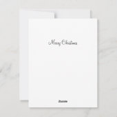 Chrismas hond feestdagenkaart (Achterkant)