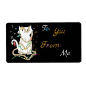 Chrismas Mess Gift Label (Voorkant)